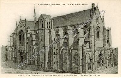 Carte postale ancienne Clery Bas — Cléry-Saint-André (Loiret)