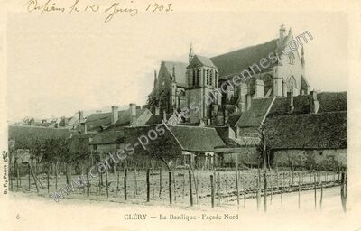 Carte postale ancienne Clery Bas — Cléry-Saint-André (Loiret)