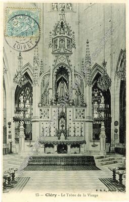 Carte postale ancienne Clery Bas — Cléry-Saint-André (Loiret)