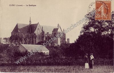 Carte postale ancienne Clery Bas — Cléry-Saint-André (Loiret)
