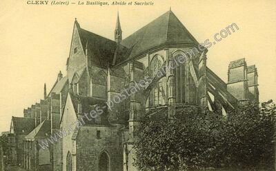 Carte postale ancienne Clery Bas — Cléry-Saint-André (Loiret)