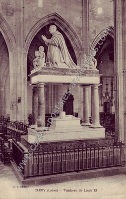 Carte postale ancienne Clery Bas — Cléry-Saint-André (Loiret)