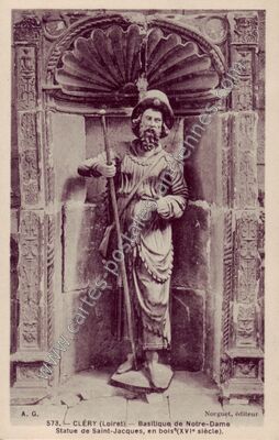 Carte postale ancienne Clery — Cléry-Saint-André (Loiret)
