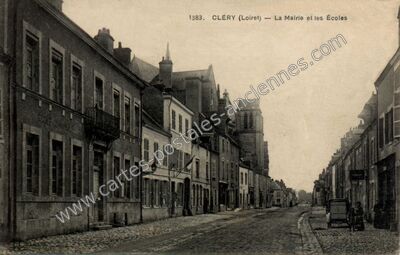 Carte postale ancienne Clery — Cléry-Saint-André (Loiret)