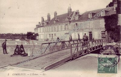Carte postale ancienne L'Écluse — Combleux (Loiret)