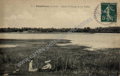 Carte postale ancienne Chenil et Étang de La Vallée — Combreux (Loiret)
