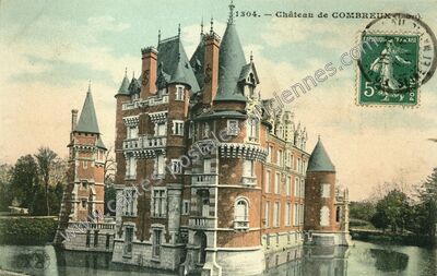 Carte postale ancienne Château de Combreux — Combreux (Loiret)