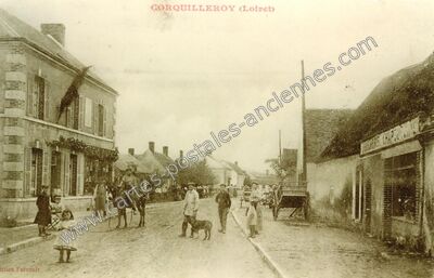 Carte postale ancienne Corquilleroy — Corquilleroy (Loiret)