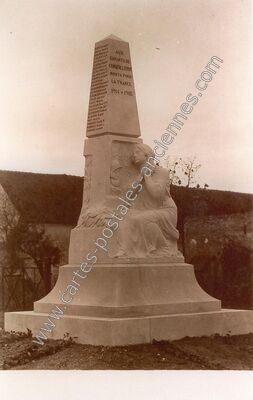 Carte postale ancienne Aux enfants de Corquilleron morts pour la France — Corquilleroy (Loiret)