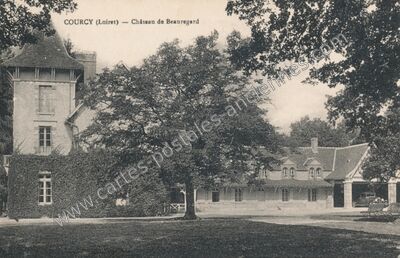 Carte postale ancienne Chateau de Beauregard — Courcy-aux-Loges (Loiret)