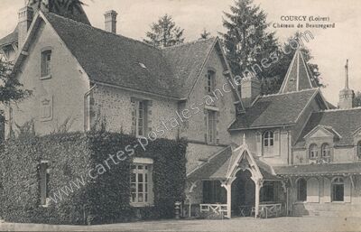 Carte postale ancienne Chateau de Beauregard — Courcy-aux-Loges (Loiret)
