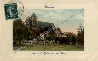 Carte postale ancienne Courtenay — Courtenay (Loiret)