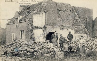Carte postale ancienne Cravant 1095 — Cravant (Loiret)