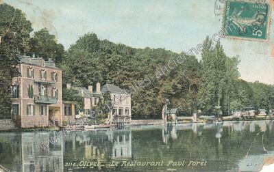 Carte postale ancienne Le Restaurant Paul Forêt — Olivet (Loiret)