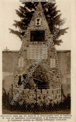 Carte postale ancienne Dammarie sur Loing — Dammarie-sur-Loing (Loiret)