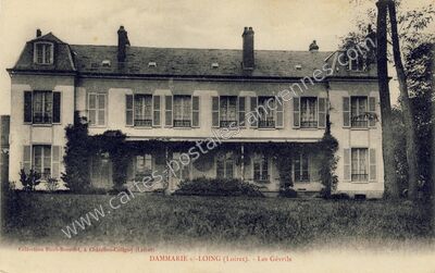 Carte postale ancienne Les Gévrils — Dammarie-sur-Loing (Loiret)