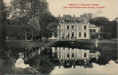 Carte postale ancienne Nailly — Dammarie-sur-Loing (Loiret)