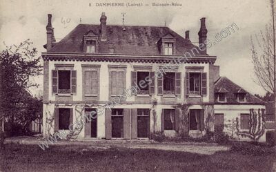 Carte postale ancienne Dampierre — Dampierre-en-Burly (Loiret)