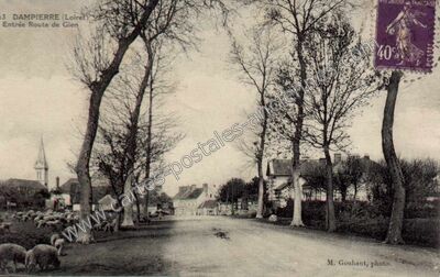 Carte postale ancienne Dampierre — Dampierre-en-Burly (Loiret)
