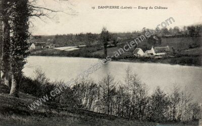 Carte postale ancienne Dampierre — Dampierre-en-Burly (Loiret)