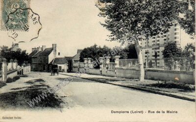 Carte postale ancienne Dampierre — Dampierre-en-Burly (Loiret)