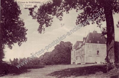Carte postale ancienne Dampierre — Dampierre-en-Burly (Loiret)