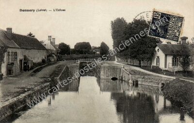 Carte postale ancienne L'Ecluse — Donnery (Loiret)
