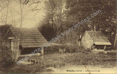 Carte postale ancienne Douchy — Douchy (Loiret)