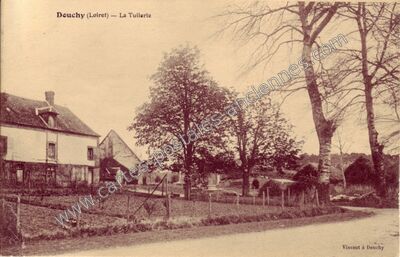 Carte postale ancienne La Tuilerie — Douchy (Loiret)