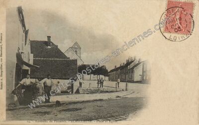 Carte postale ancienne Echilleuse — Échilleuses (Loiret)