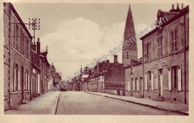 Carte postale ancienne Gendarmerie Nationale — Fay-aux-Loges (Loiret)