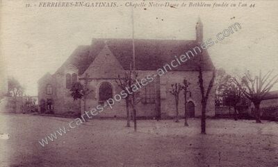 Carte postale ancienne Ferrieres en Gatinais — Ferrieres (Loiret)