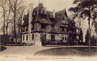Carte postale ancienne Château de la Papinière — La Ferté-Saint-Aubin (Loiret)