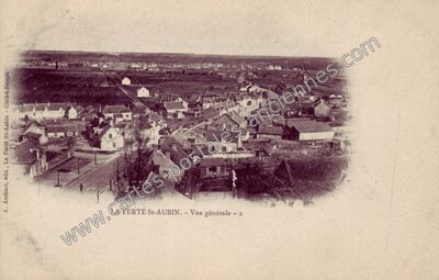 Carte postale ancienne Vue générale — La Ferté-Saint-Aubin (Loiret)
