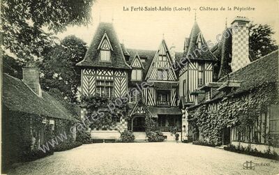 Carte postale ancienne Château de la Pépinière — La Ferté-Saint-Aubin (Loiret)