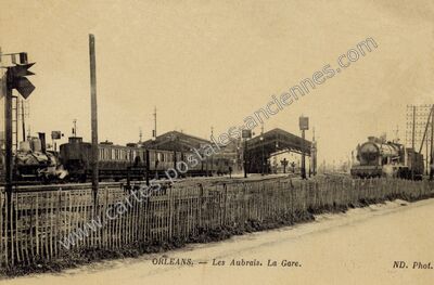 Carte postale ancienne Les Aubrais — Fleury-les-Aubrais (Loiret)