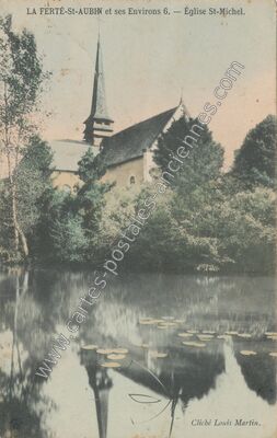 Carte postale ancienne La Ferte St Aubin — La Ferté-Saint-Aubin (Loiret)
