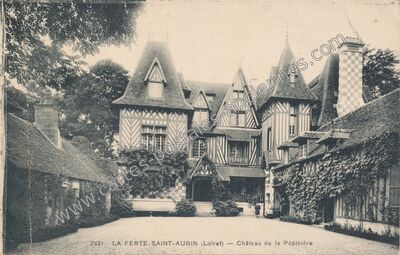 Carte postale ancienne La Ferte St Aubin — Foucherolles (Loiret)