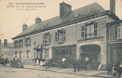 Carte postale ancienne La Ferte St Aubin — Foucherolles (Loiret)