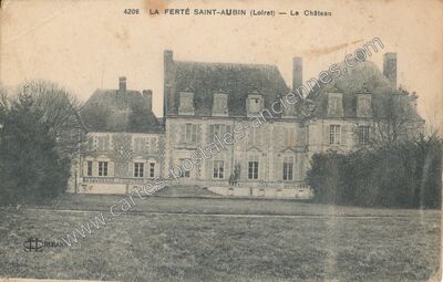 Carte postale ancienne La Ferte St Aubin — Foucherolles (Loiret)