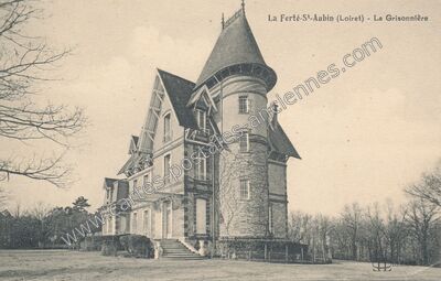Carte postale ancienne La Ferte St Aubin — Foucherolles (Loiret)