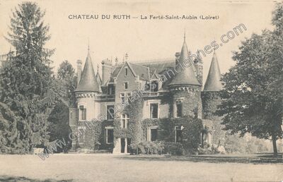 Carte postale ancienne La Ferte St Aubin — Foucherolles (Loiret)