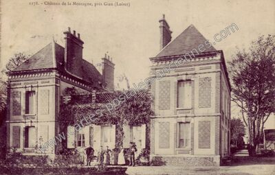Carte postale ancienne Château de la Montagne — Gien (Loiret)