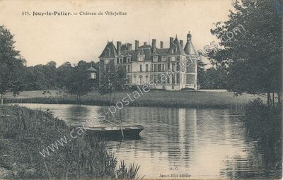 Carte postale ancienne Château de Villefallier — Jouy-le-Potier (Loiret)