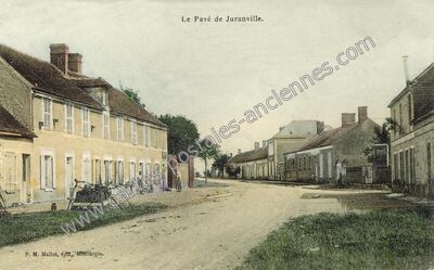 Carte postale ancienne Le Pavé — Juranville (Loiret)