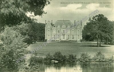 Carte postale ancienne Château du Cerf-Bois — Marcilly-en-Villette (Loiret)