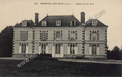 Carte postale ancienne Château de La Prée — Mareau-aux-Bois (Loiret)
