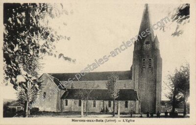 Carte postale ancienne L'Eglise — Mareau-aux-Bois (Loiret)