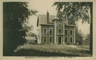 Carte postale ancienne Le Cyran — Ménestreau-en-Villette (Loiret)