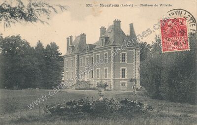 Carte postale ancienne Menestreau — Ménestreau-en-Villette (Loiret)